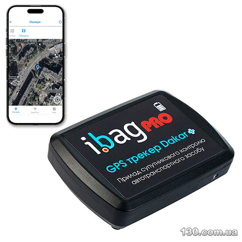 ibag Dakar PRO Plus — standalone GPS tracker + Wi-Fi detect