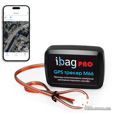 Автомобільний GPS трекер ibag M66 Pro NEW + WIFI detect
