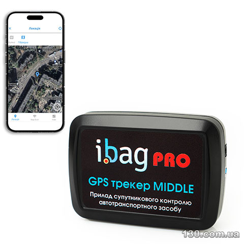 ibag Middle PRO — автомобільний GPS трекер + WIFI detect